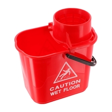Classmates Professional Mop Bucket and Wringer - Red